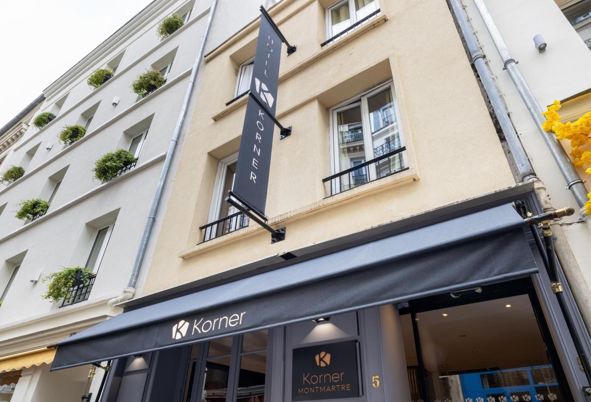 Korner Montmartre Hotel Paris Eksteriør billede
